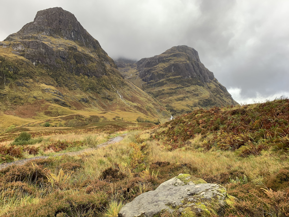 Scottish highlands landscape photo